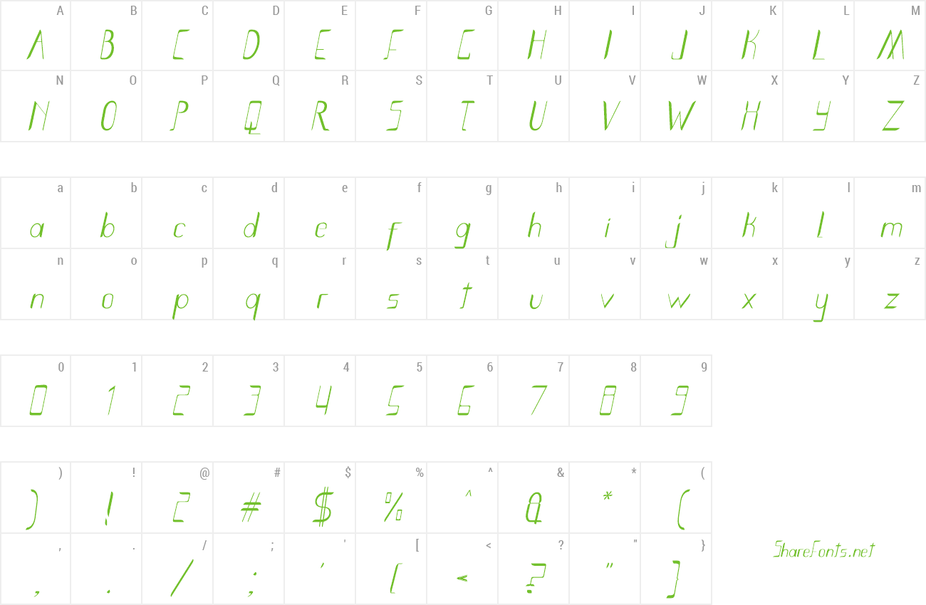 Font Smoth Bight preview